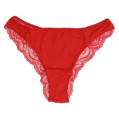 Panties (Red) from Trendyol Cotton, Elastane, Polyamide