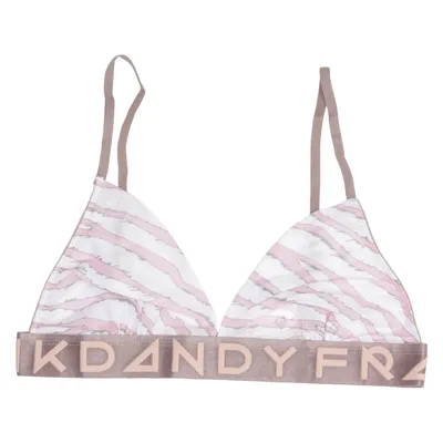 Bralette (White, Pink) from Frank Dandy Elastane, Polyester