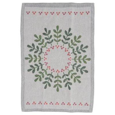 Kitchen towel (Gray, Green, Red) from Ekelund Cotton