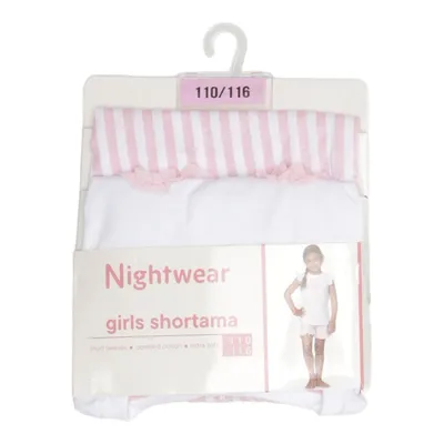 Pyjamasz (Hvid, Pink) fra Nightwear Bomuld