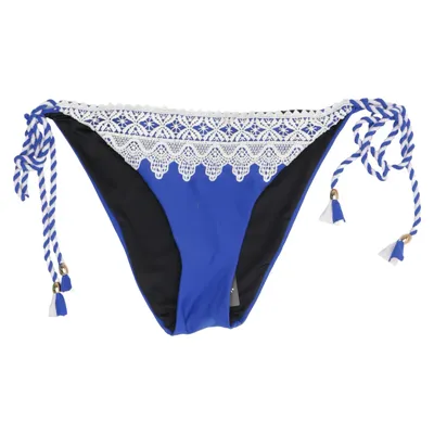 Bas de bikini (Bleu, Blanc) de Relleciga Élasthane, Polyamide