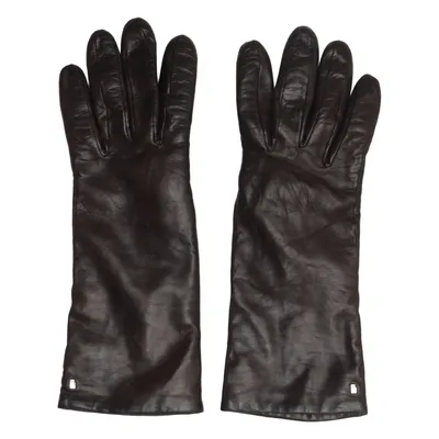 Gants en cuir (Noir) de Roeckl Cachemire, Cuir, Polyamide