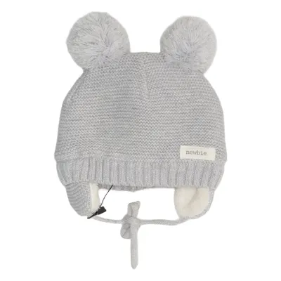 Pompon muts (Grijs) van Newbie by KappAhl Katoen, Polyester
