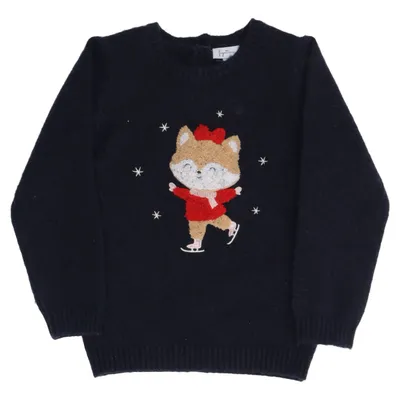 Pull-over (Bleu) de Fagottino Acrylique, Polyamide, Polyester