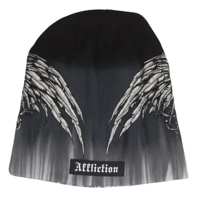 Beanie (Black, Gray) from Affliction Cotton