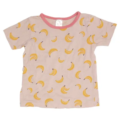 T-shirt (Pink, Gul, Flerfarvet) fra Pusblu Bomuld