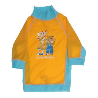 Zwemshirt (Geel, Blauw) van Lollo & Bernie Elastaan, Polyamide