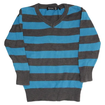 Pullover (Blå, Grå) från Basic U Bomull