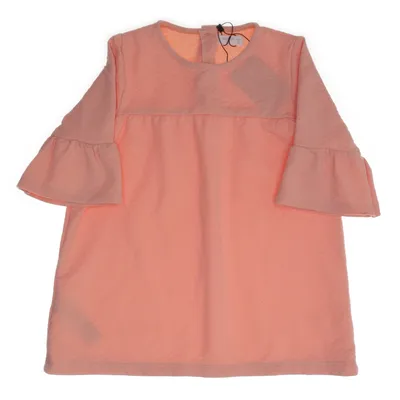 Jurk (Roze) van Mango Baby Elastaan, Polyester