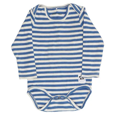 Body (Blue, White) from Mini Rodini Cotton, Elastane