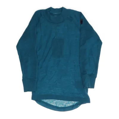 Haut thermique (Bleu) de Polarn O. Pyret Laine de mouton