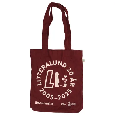 Sac en toile (Rouge) de Earth Positive Coton biologique