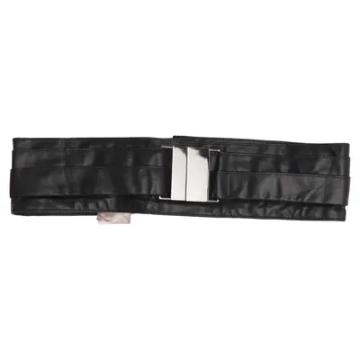 Waist belt (Black) from Barbara Schwarzer Polyester, Polyurethane