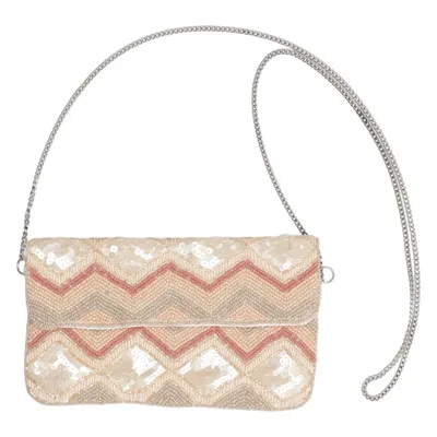 Clutch bag (Beige, Pink, Multicolored) from Bijou Brigitte