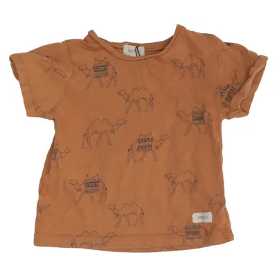 T-shirt (Bruin, Zwart) van Newbie by KappAhl Katoen