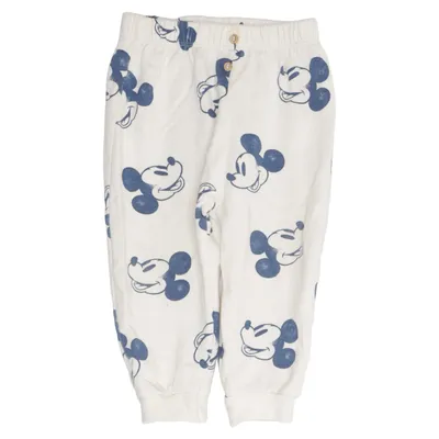 Jogginghose (Weiß, Blau) von Zara x Disney Baumwolle, Elasthan