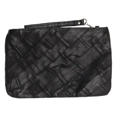 Abendtasche (Schwarz) von VILA Clothes Baumwolle, Leder