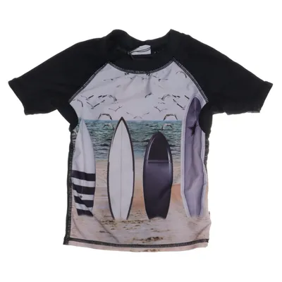 T-shirt de natation (Noir, Multicolore) de Molo Élasthane, Polyester