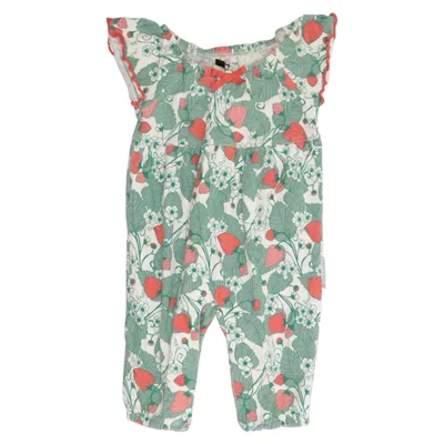 Rompers (White, Green, Red) from Polarn O. Pyret Elastane, Organic cotton
