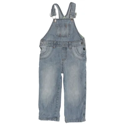 Tuinbroek (Blauw) van Papagino Katoen