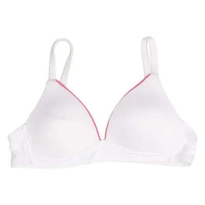 Soutien-gorge (Blanc, Rose) de Delta Élasthane, Polyester