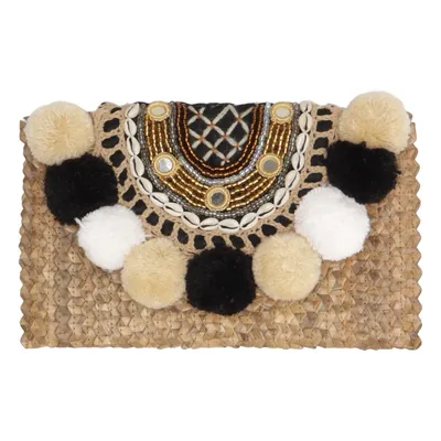 Clutch bag (Brown, Multicolored)