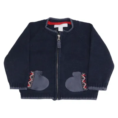 Cardigan (Blue) from The Little White Company Cotton