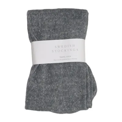 Gebreide sokken (Travel Sock) van Swedish Stockings Organisch katoen, Gerecycled polyester