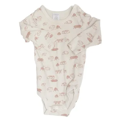 Body (Beige, Flerfarvet) fra Lindex Baby Bomuld, Elastan