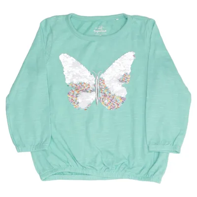 Lange mouwen shirt (Groen) van Topolino Katoen, Polyester