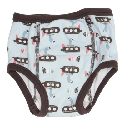 Onderbroek (Blauw, Bruin, Meerkleurig) van MooMoo Baby Katoen, Polyester, Polyurethaan