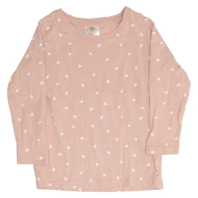Långärmad t-shirt (Rosa, Vit) från Lindex Bomull