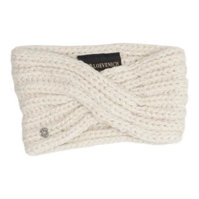 Headband (Beige) from Loevenich Acrylic, Metallic fiber, Polyester