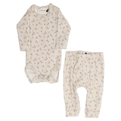Set (NBFGAYA LS SLIM BODY SUM LIL) från Lil'Atelier Elastan, Modal, Ekologisk bomull