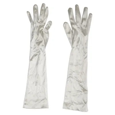 Operahandskar (Silverfärgad) från John Lewis Elastan, Polyamid