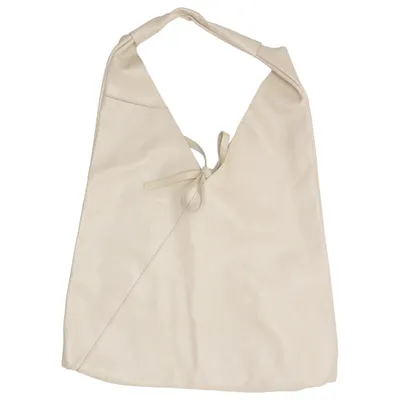 Handtas (Beige) Leer
