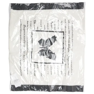 Housse de coussin (Blanc, Noir) de Zbh