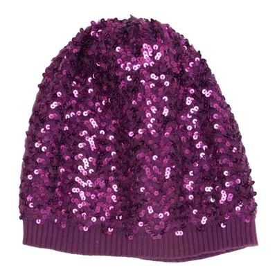 Beaniemössa (Lila) från H&M Akryl, Elastan, Polyester