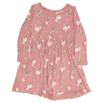 Klänning (Rosa, Flerfärgad) från Dopo Dopo Girls Bomull
