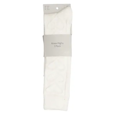 Chaussettes hautes (Blanc) de H&M Acrylique, Élasthane, Polyamide, Viscose, Laine