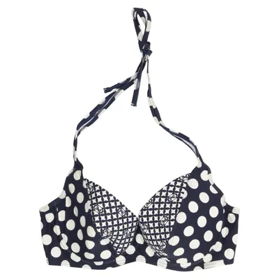 Haut de bikini (Bleu, Blanc) de Panos Emporio Élasthane, Polyamide