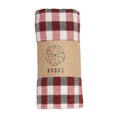 Kökshandduk (Röd, Svart, Vit) från Kbas