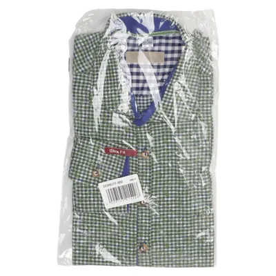 Shirt (Groen, Blauw, Wit) van Os Trachten Katoen