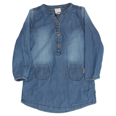 Robe en jean (Bleu) de Hema Coton