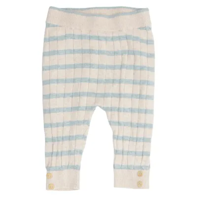 Pants (Beige, Blue) from Alana Cotton, Linen