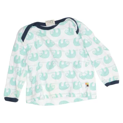 T-shirt à manches longues (Blanc, Vert, Bleu) de Loud + Proud Coton biologique