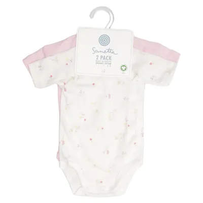 Body (Vit, Rosa, Flerfärgad) från Sanetta Bomull