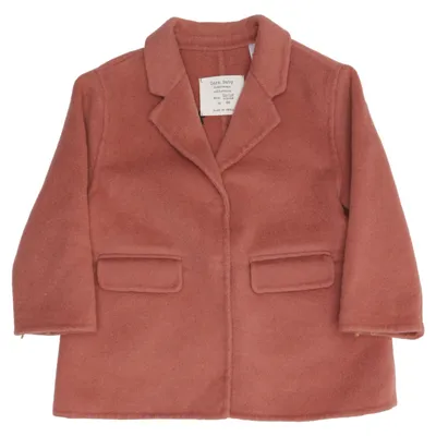 Coat (Pink) from Zara Baby Polyester, Wool