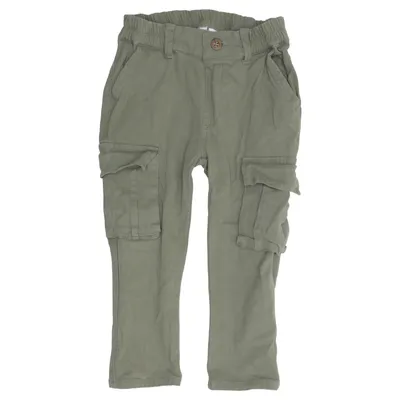 Cargo broek (Groen) van Prénatal Katoen, Elastaan
