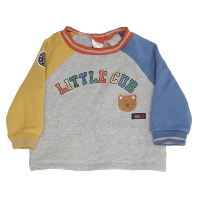 Sweatshirt (Grijs, Meerkleurig) van Next Baby Katoen, Gerecycled polyester